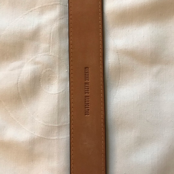 W.KleinbergGenuine Alligator Leather Belt - Picture 4 of 5